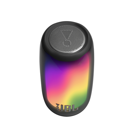 JBL Pulse 5 - Black - Portable Bluetooth speaker with light show - Top