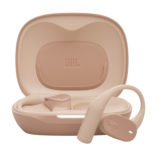 JBL Sense Lite - Beige - True Wireless Open-ear Headphones - Hero