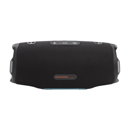 JBL Charge 6 - Black and Orange - Portable waterproof and drop-proof Bluetooth speaker - Back