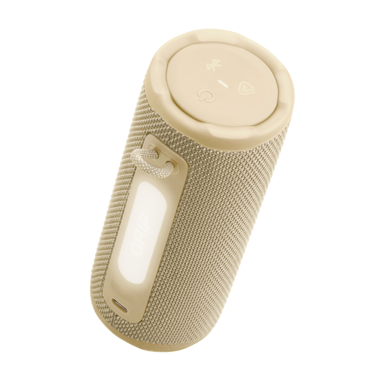 JBL Grip - Yellow - Compact Bluetooth speaker with bold JBL Pro Sound and ambient light - Detailshot 1