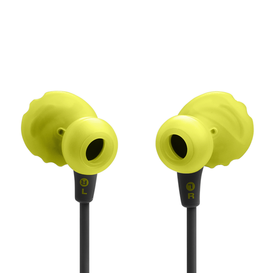 JBL Endurance Run 3 - Black / Lime - Wired Sport Headphones - Back