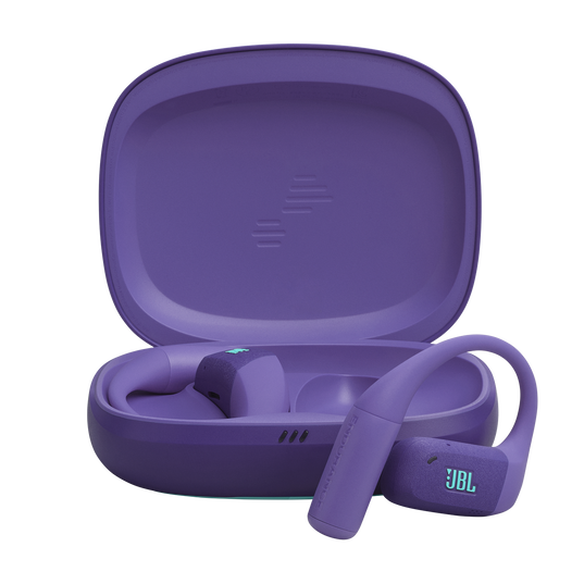 JBL Endurance Zone - Purple - True Wireless open-ear sport headphones - Hero