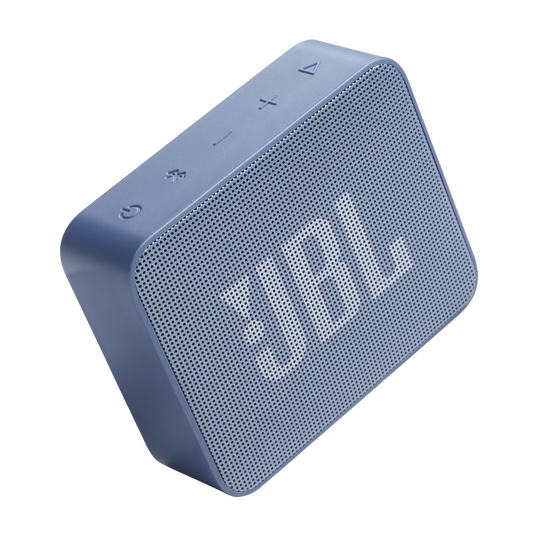JBL Go Essential 2 - Blue - Portable Waterproof Speaker - Detailshot 1