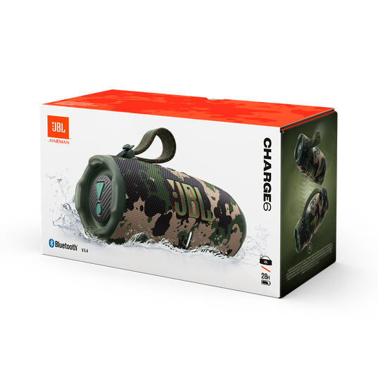 JBL Charge 6 - Squad - Portable waterproof and drop-proof Bluetooth speaker - Detailshot 4