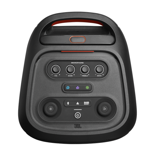 JBL PartyBox Stage 320 - Black - Portable party speaker with wheels - Detailshot 1