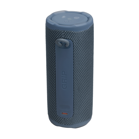 JBL Grip - Blue - Compact Bluetooth speaker with bold JBL Pro Sound and ambient light - Back