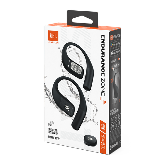 JBL Endurance Zone - Black / Grey - True Wireless open-ear sport headphones - Detailshot 15