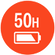 50 小時的播放時間
