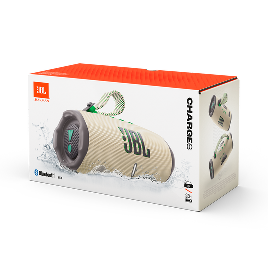 JBL Charge 6 - Sand - Portable waterproof and drop-proof Bluetooth speaker - Detailshot 4