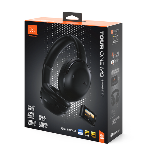 JBL Tour One M3 Smart Tx - Black - Wireless over-ear Noise Cancelling headphones with JBL Smart Tx - Detailshot 15