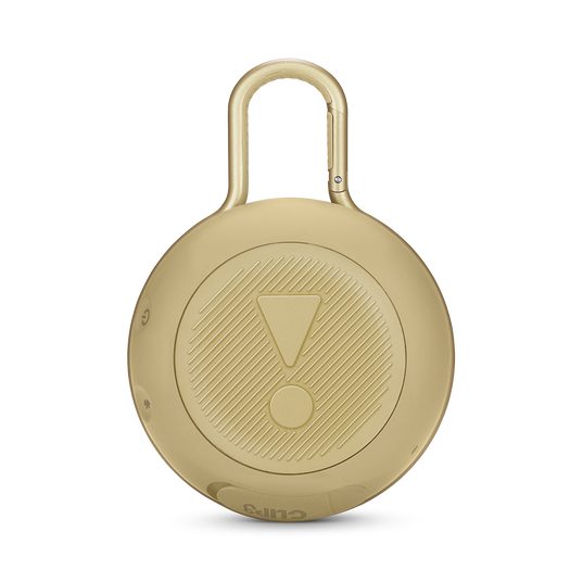 JBL Clip 3 - Desert Sand - Portable Bluetooth® speaker - Back