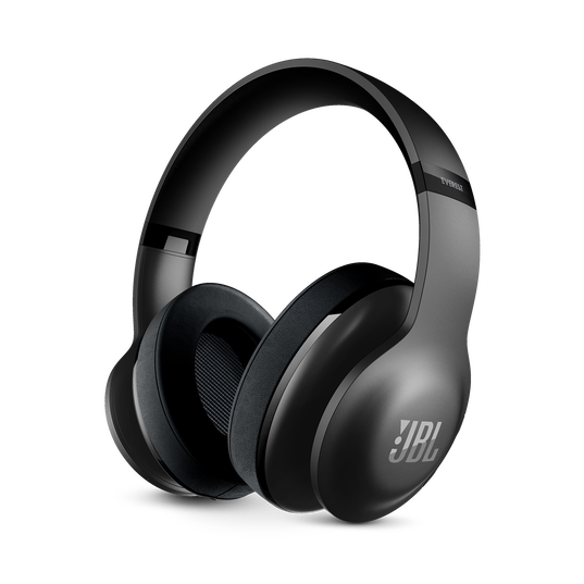 JBL®  Everest™ 700 - Black - Around-ear Wireless Headphones - Hero