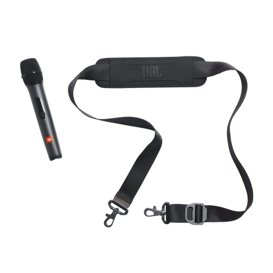 JBL PartyBox On-the-Go Essential - Black - Portable party speaker with built-in lights and wireless mic - Detailshot 1