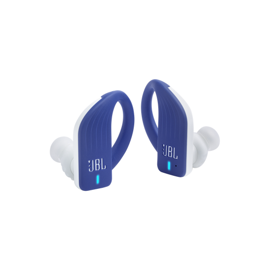 JBL Endurance PEAK - Blue - Waterproof True Wireless In-Ear Sport Headphones - Detailshot 3