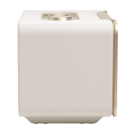 JBL Authentics 200 - White - Smart home speaker with Wi-Fi, Bluetooth and Voice Assistants with retro design - Left