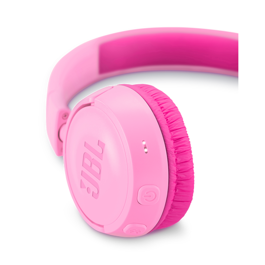 JBL JR300BT - Punky Pink - Kids Wireless on-ear headphones - Detailshot 2