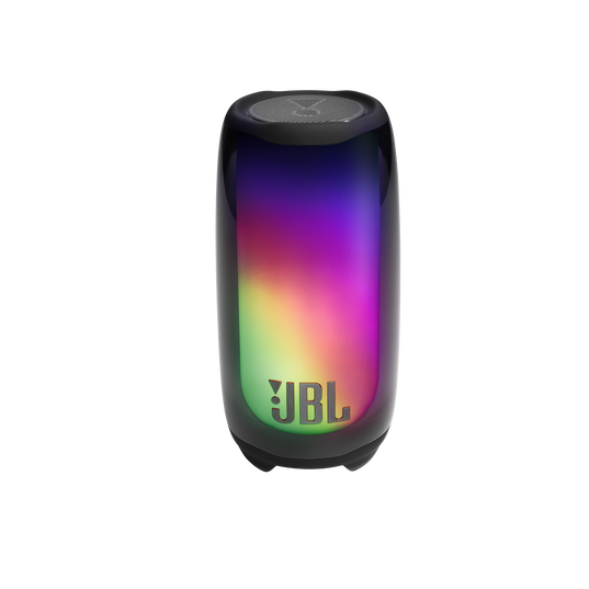 JBL Pulse 5 - Black - Portable Bluetooth speaker with light show - Front