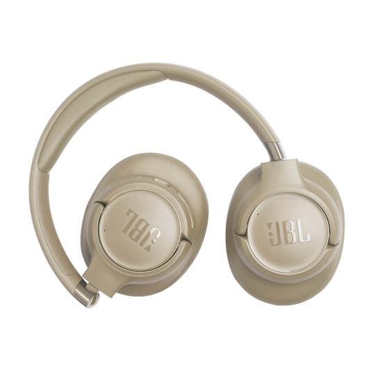 JBL Tune 780NC - Beige - Wireless over-ear Noise Cancelling headphones - Back