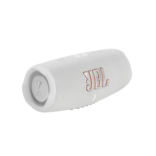 JBL Charge 5 - White - Portable Waterproof Speaker with Powerbank - Hero