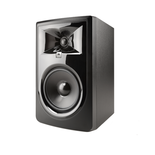 JBL 306P MkII - Black - Powered 6" (15.24 cm) Two-Way Studio Monitor - Hero