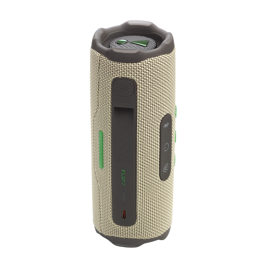 JBL Flip 7 - Sand - Portable waterproof and drop-proof  speaker - Back