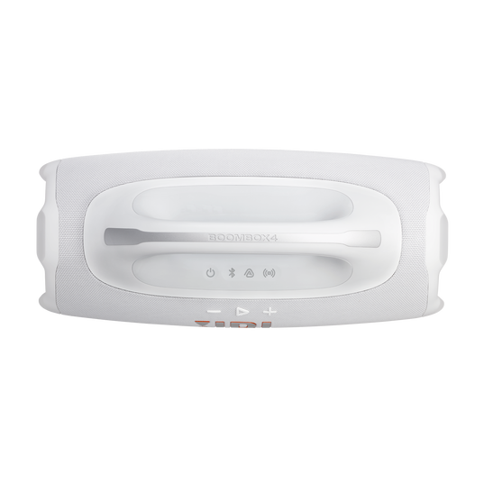 JBL Boombox 4 - White - Most powerful JBL portable waterproof speaker with massive JBL Pro Sound - Top
