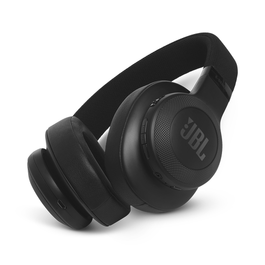 JBL E55BT - Black - Wireless over-ear headphones - Hero