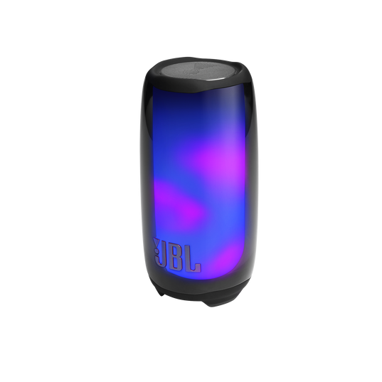 JBL Pulse 5 - Black - Portable Bluetooth speaker with light show - Left