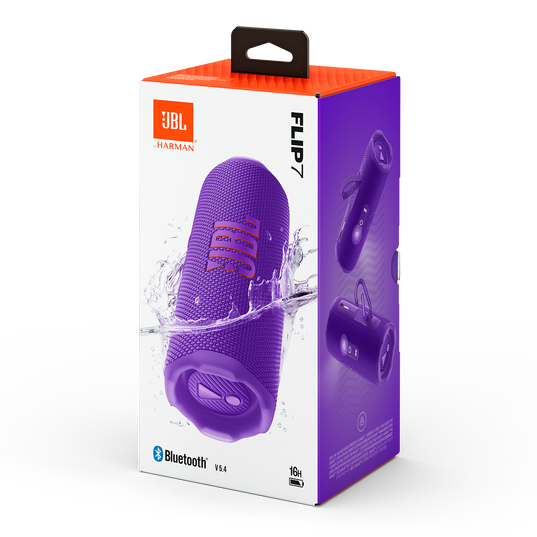 JBL Flip 7 - Purple - Portable waterproof and drop-proof  speaker - Detailshot 9