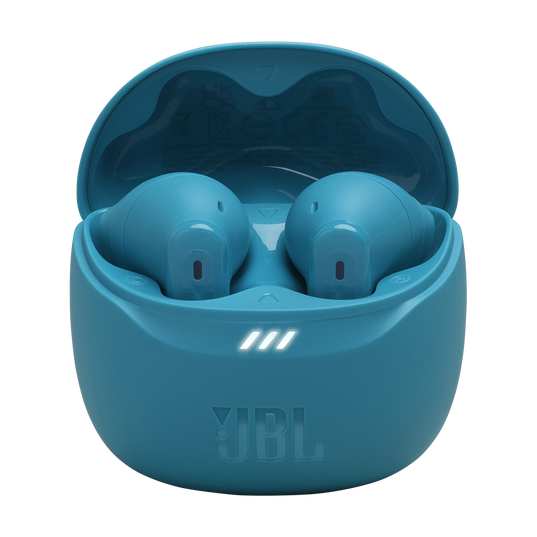 JBL Tune Flex 2 - Turquoise - True Wireless Noise Cancelling Earbuds - Top