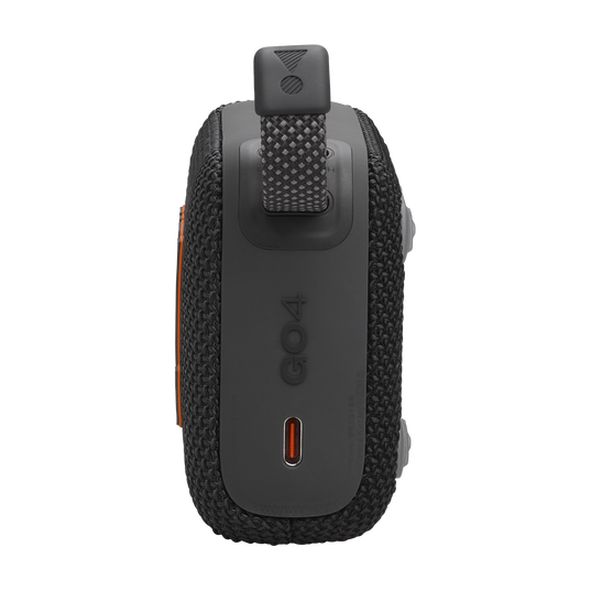 JBL Go 4 - Black - Ultra-Portable Bluetooth Speaker - Left