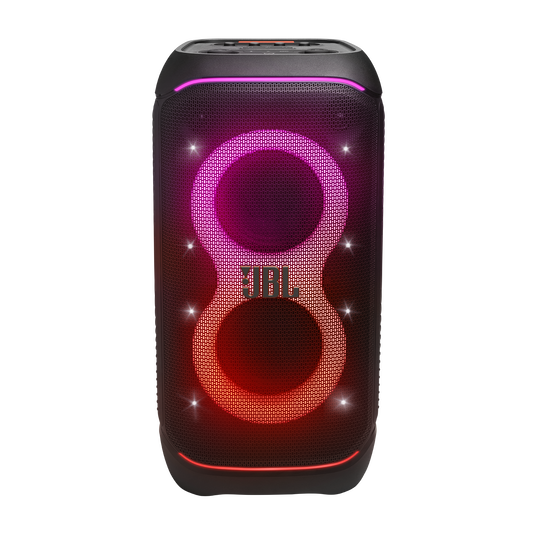 JBL PartyBox Stage 320 - Black - Portable party speaker with wheels - Front