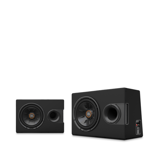 S2-1024SS - Black - 10" (250mm) Slipstream ported enclosure - Detailshot 8