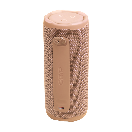 JBL Grip - Orange - Compact Bluetooth speaker with bold JBL Pro Sound and ambient light - Back