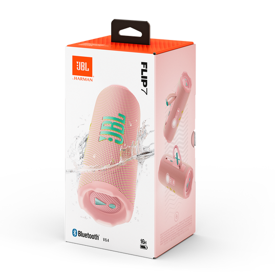 JBL Flip 7 - Pink - Portable waterproof and drop-proof  speaker - Detailshot 9