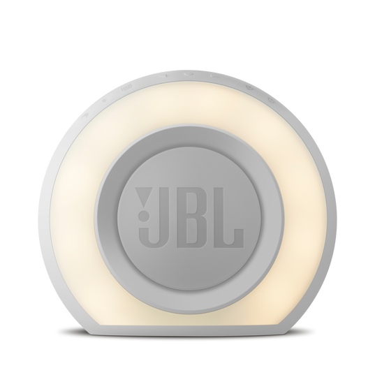 JBL Horizon - White - Bluetooth clock radio with USB charging and ambient light - Back