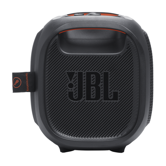 JBL PartyBox On-the-Go Essential - Black - Portable party speaker with built-in lights and wireless mic - Right