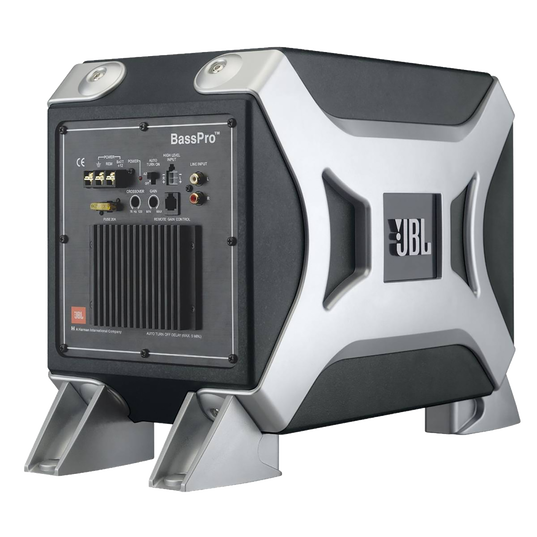 BASSPRO 2 - Black - Self-Amplified Subwoofer System - Hero