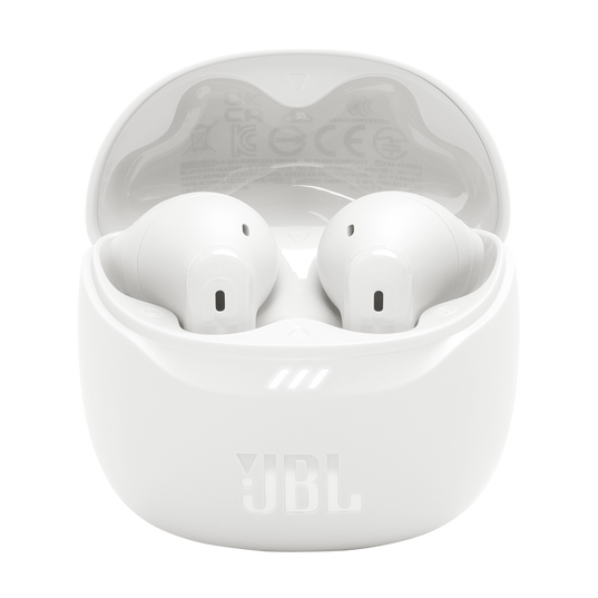 JBL Tune Flex 2 - White - True Wireless Noise Cancelling Earbuds - Top