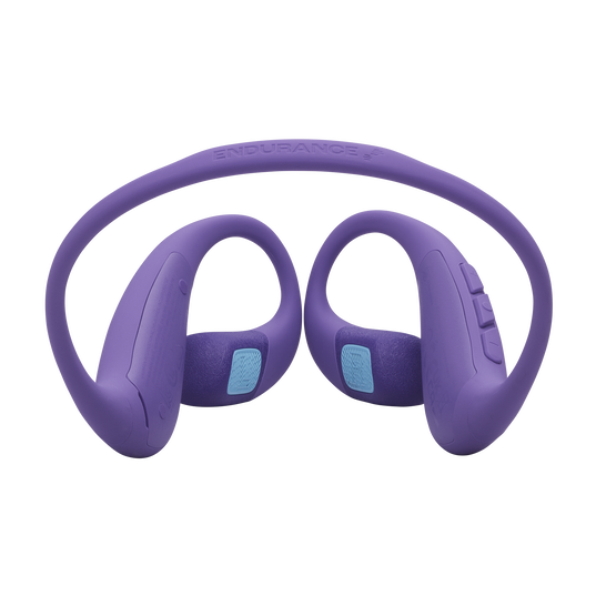 JBL Endurance Pace - Purple - Open-Ear Sport Headphones - Front