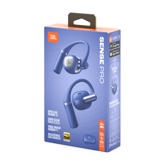 JBL Sense Pro - Blue - True wireless open-ear headphones - Detailshot 15