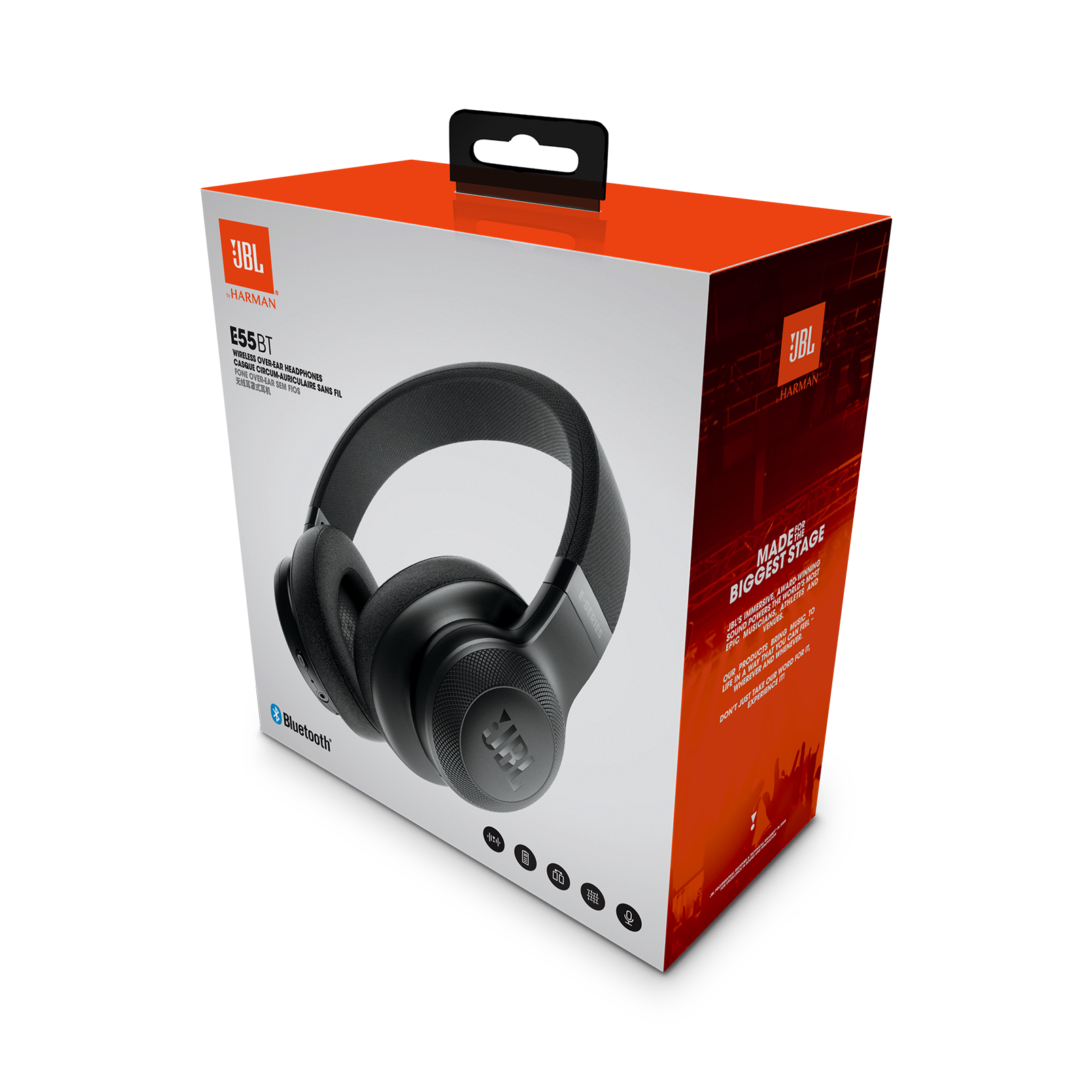 Jbl e55bt black clearance
