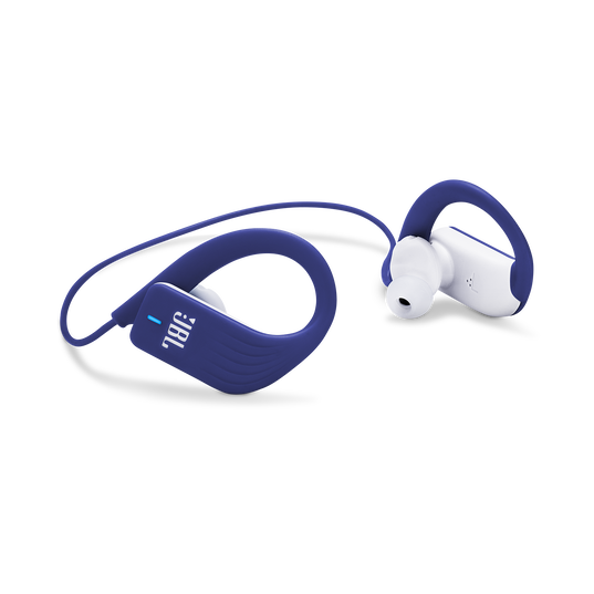 JBL Endurance SPRINT - Blue - Waterproof Wireless In-Ear Sport Headphones - Detailshot 1