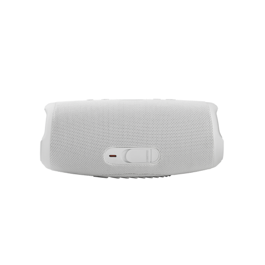 JBL Charge 5 - White - Portable Waterproof Speaker with Powerbank - Back