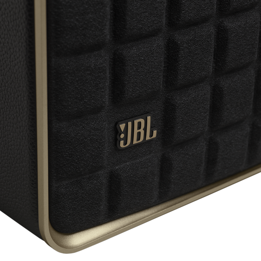 JBL Authentics 300 - Black - Portable smart home speaker with Wi-Fi, Bluetooth and voice assistants with retro design. - Detailshot 3