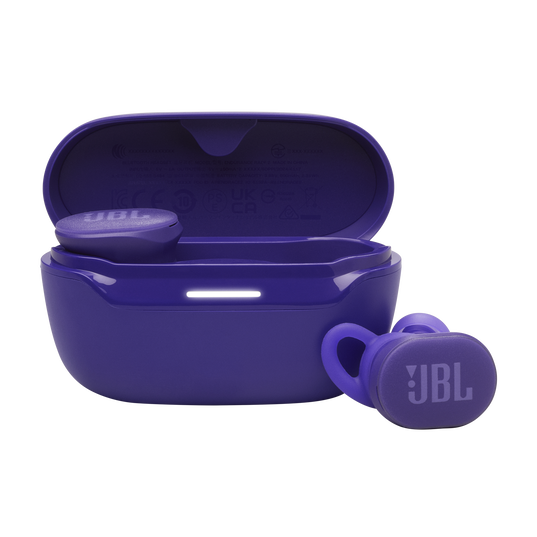 JBL Endurance Race 2 - Purple - Waterproof sports true wireless earbuds - Hero
