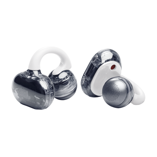 JBL Soundgear Clips - White - True wireless open-ear headphones - Front