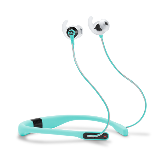 JBL Reflect Fit - Teal - Heart Rate Wireless Headphones - Hero
