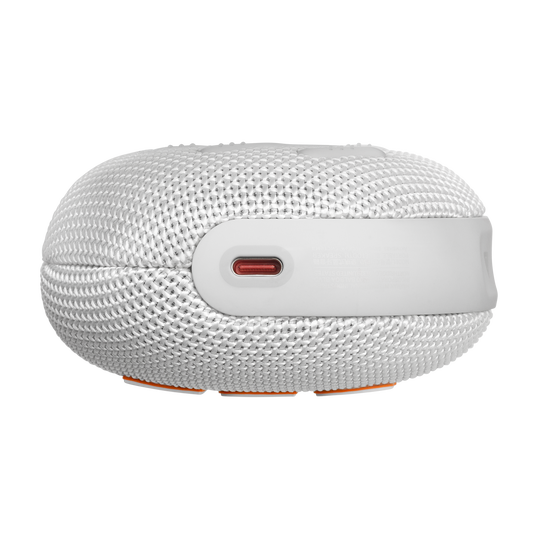 JBL Clip 5 - White - Ultra-portable waterproof speaker - Bottom