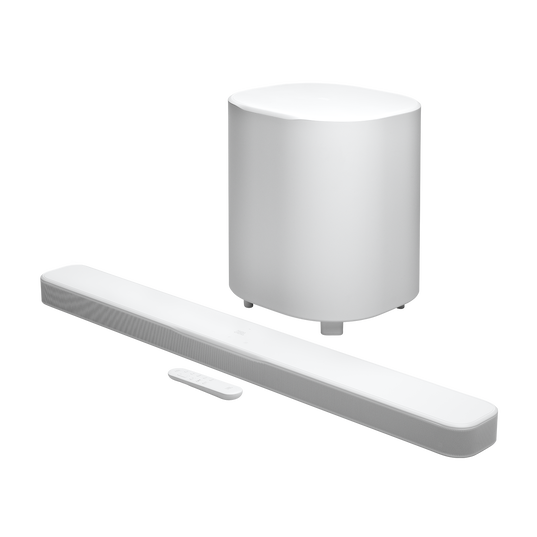 JBL Bar 500MK2 - White - 5.1 channel&nbsp;soundbar system with Dolby Atmos&reg;&nbsp;and DTS Virtual:X&reg; - Hero